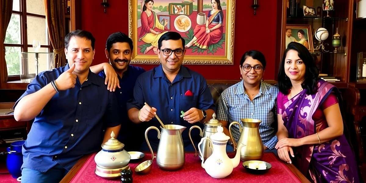 Chai Champions Cultural Elements Chai Champions showcasing Indian cultural elements including traditional tea utensils