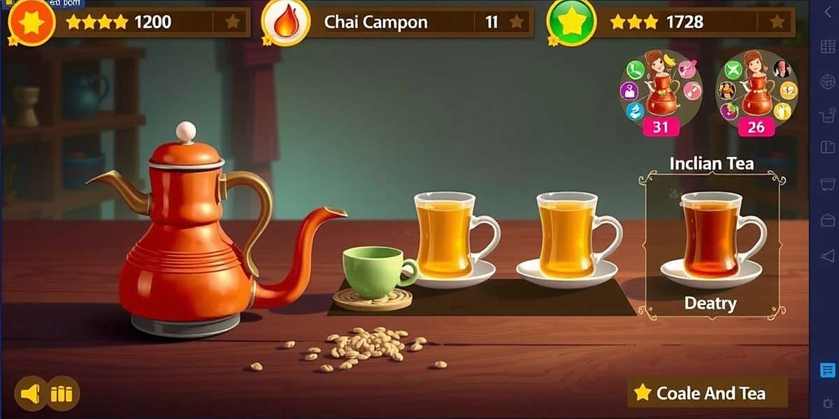 Chai Champions Gameplay Chai Champions gameplay showing players preparing different types of Indian tea