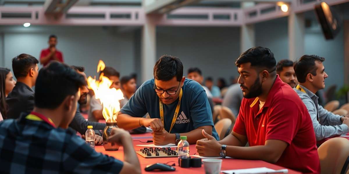 Chai Champions Tournament Chai Champions tournament in an Indian city with players competing